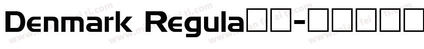 Denmark Regula字体字体转换